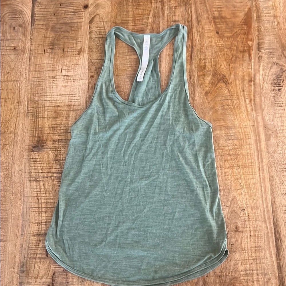 lululemon athletica Sage Green Tank Top
